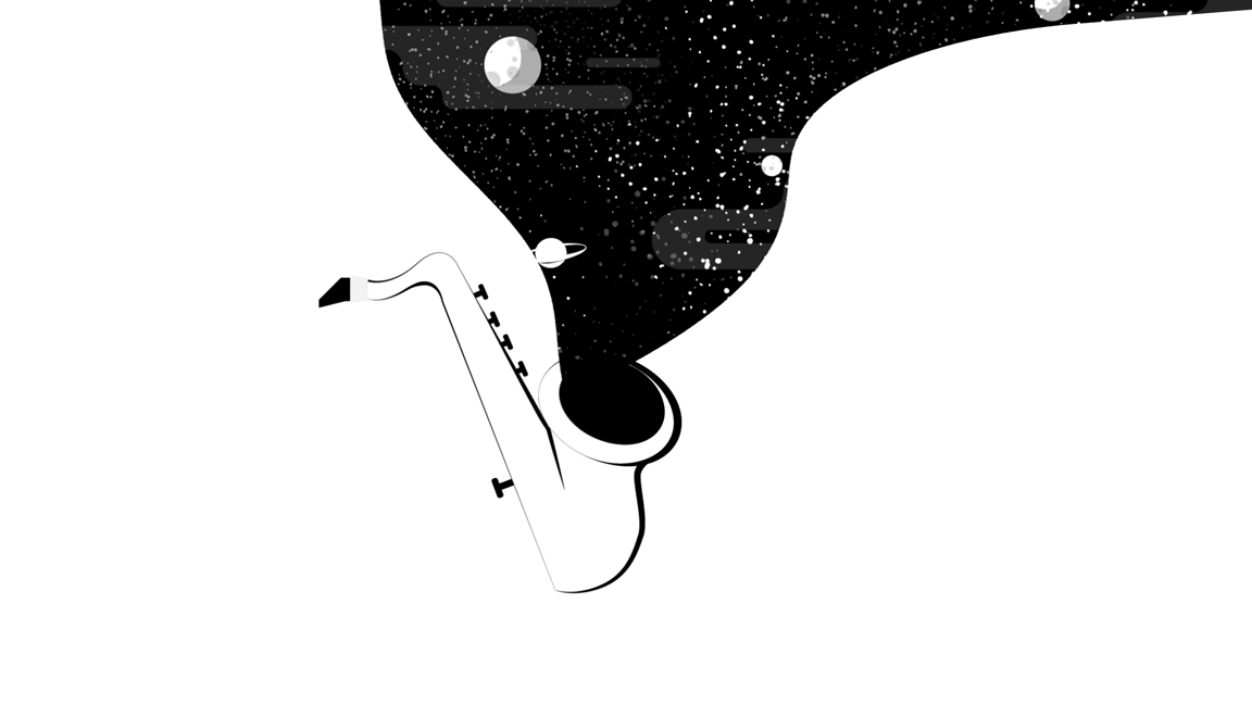 Moon-sax. Animazione di Adriana Brancato